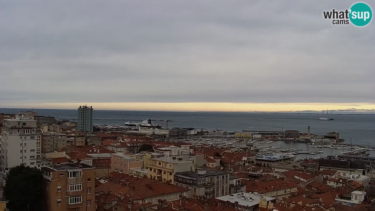 Webcam Trieste – Panorama dal Santuario Monte Grisa