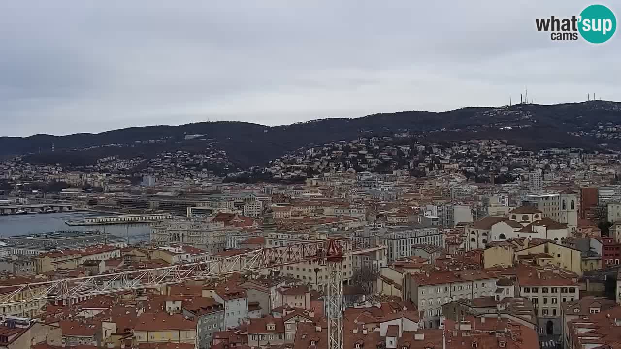 Webcam Trieste – Vue du sanctuaire Monte Grisa