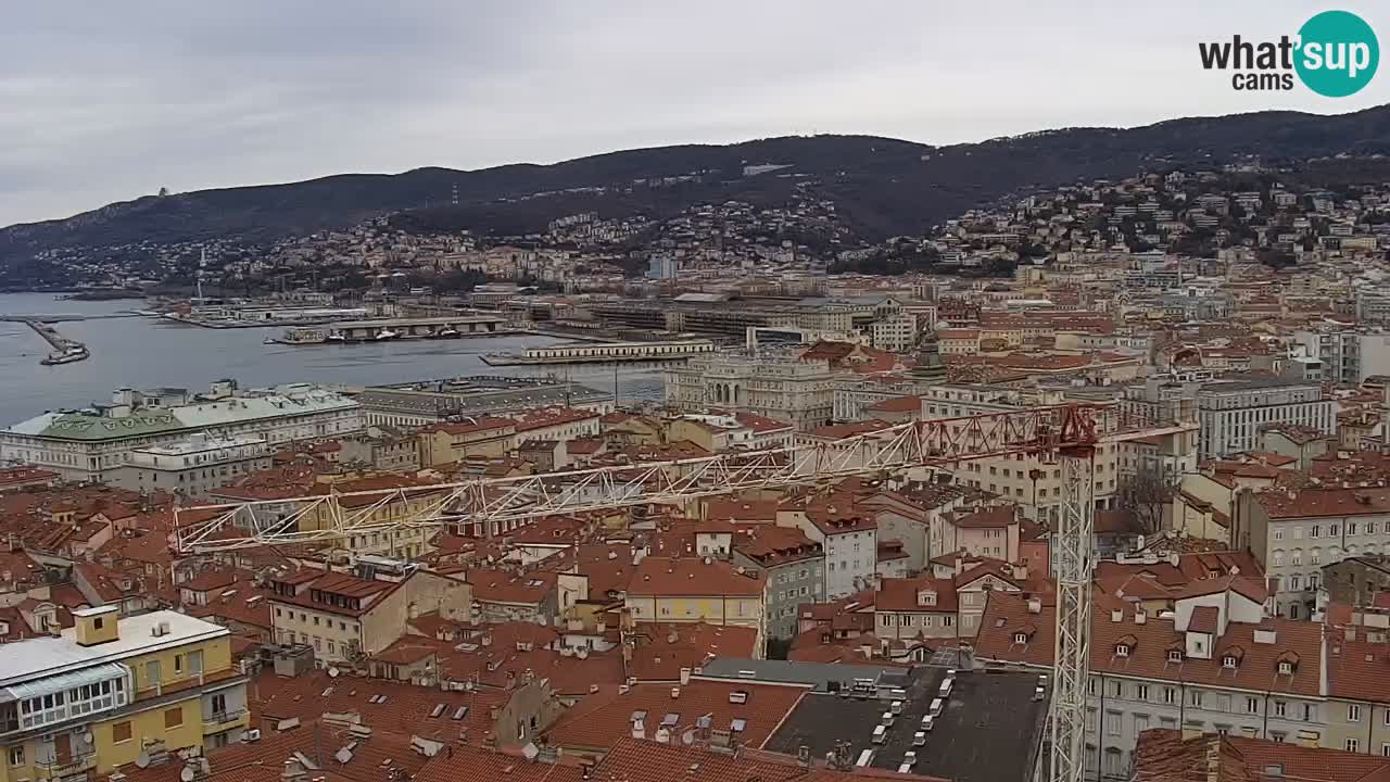 Webcam Trieste – Vue du sanctuaire Monte Grisa