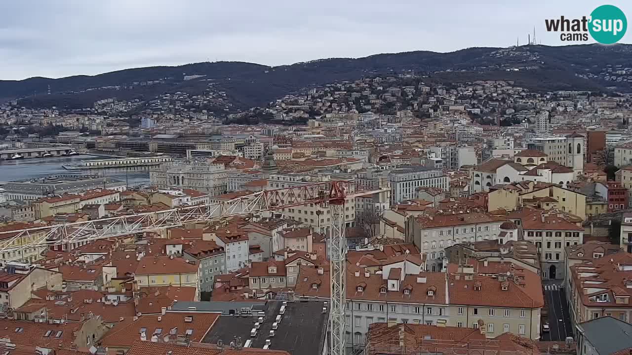 Spletna kamera Trst – pogled s svetišča Monte Grisa