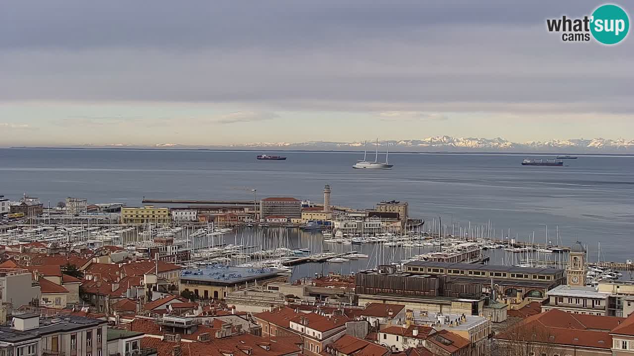 Spletna kamera Trst – pogled s svetišča Monte Grisa