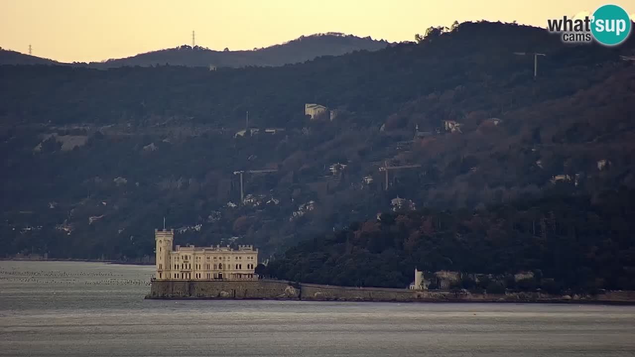 Webcam Trieste –  Vista desde el santuario Monte Grisa