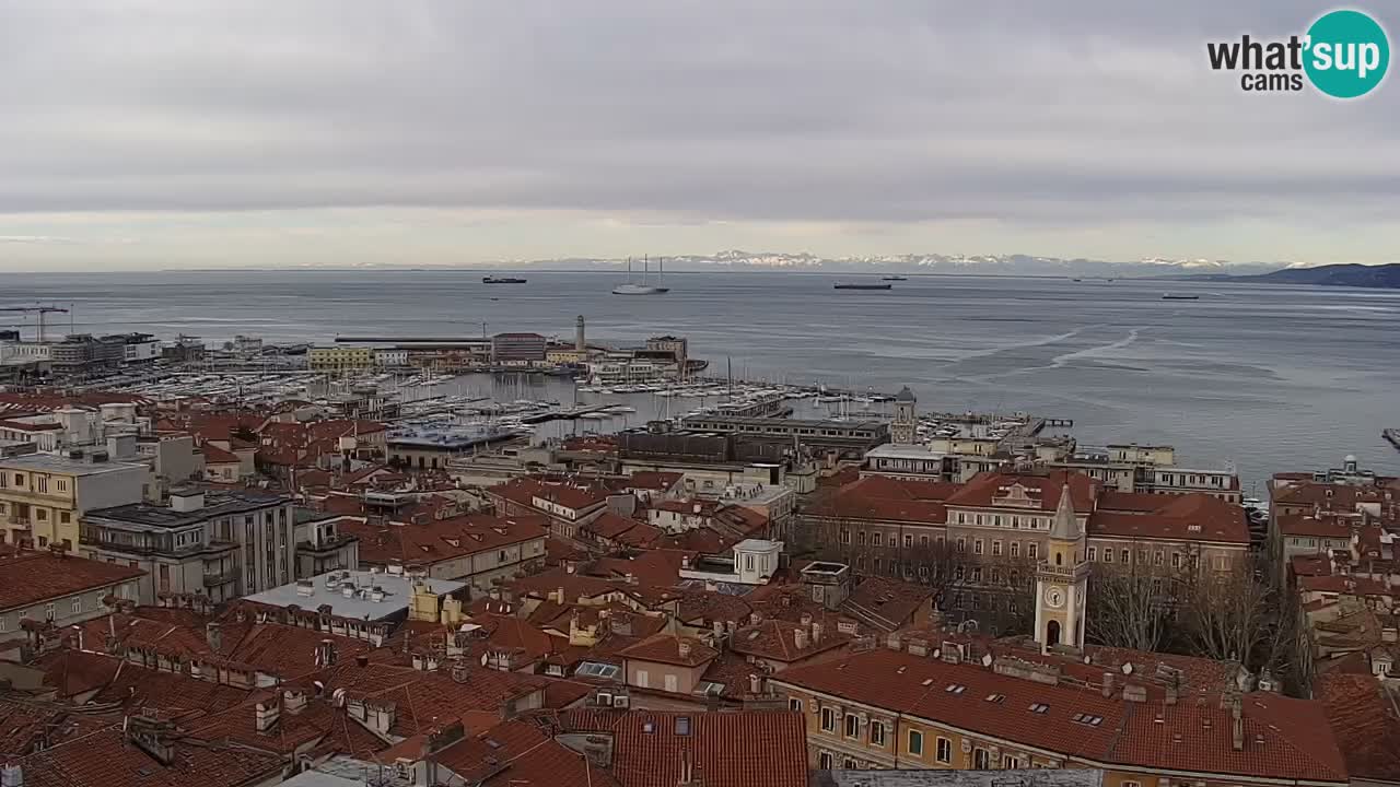 Webcam Trieste – Vue du sanctuaire Monte Grisa