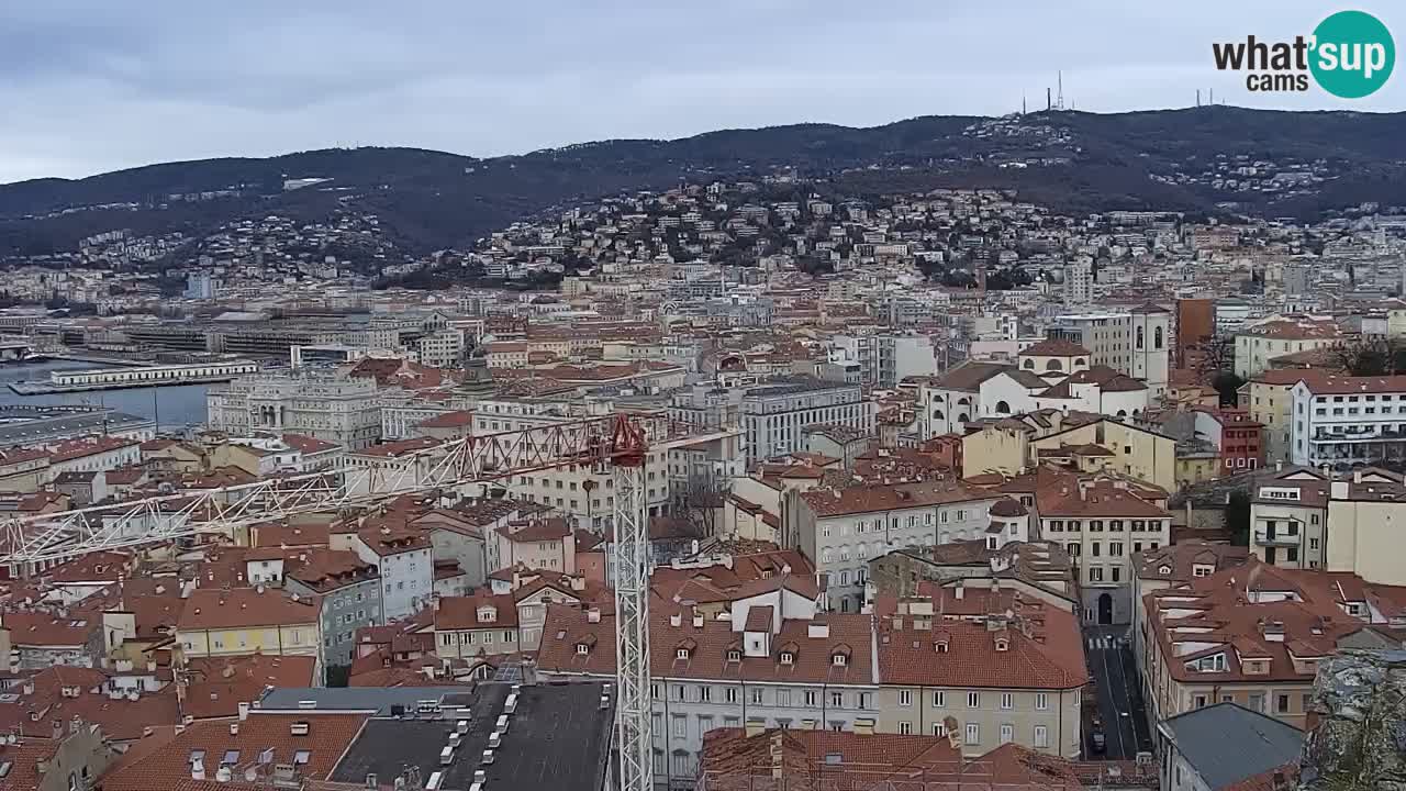 Webcam Trieste – Vue du sanctuaire Monte Grisa