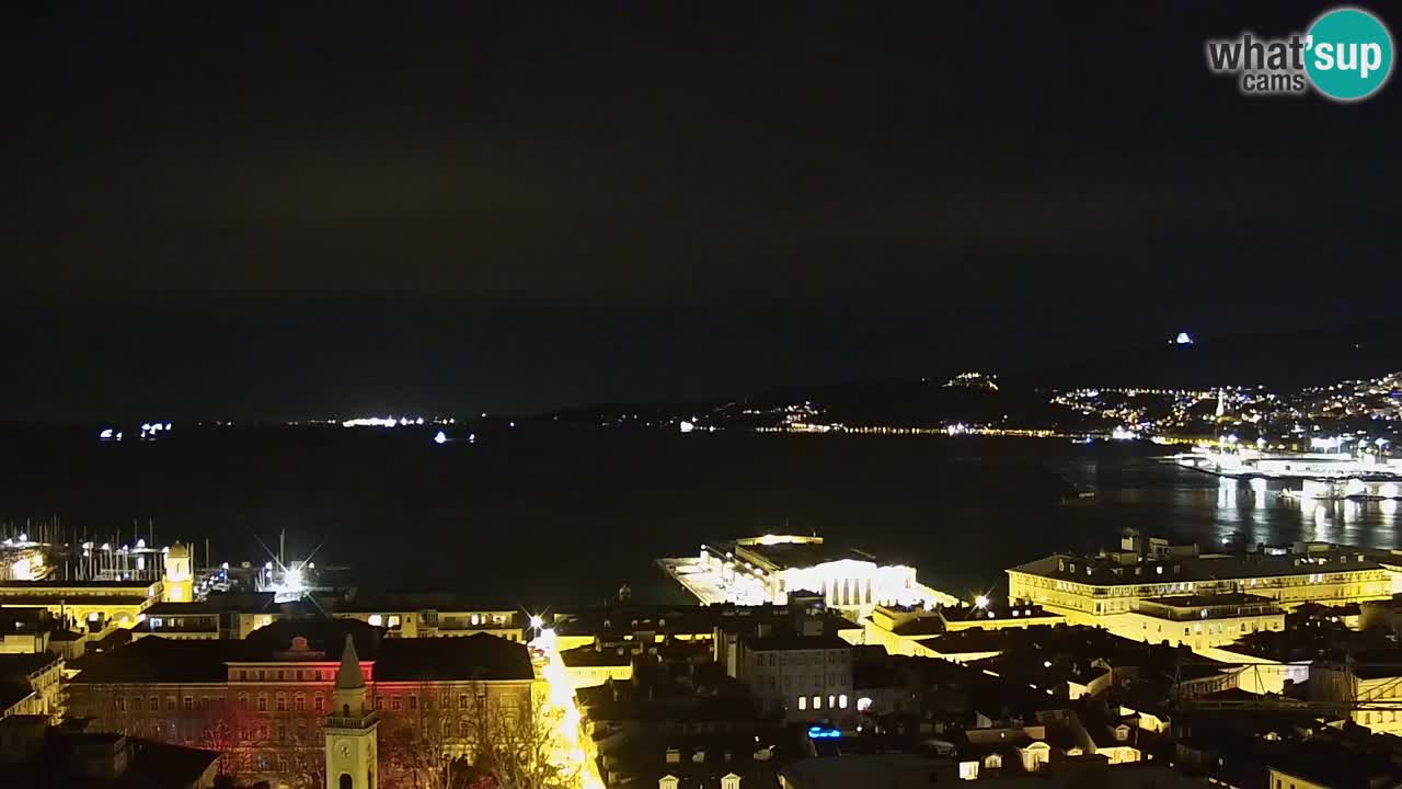 Webcam Trieste – Vue du sanctuaire Monte Grisa