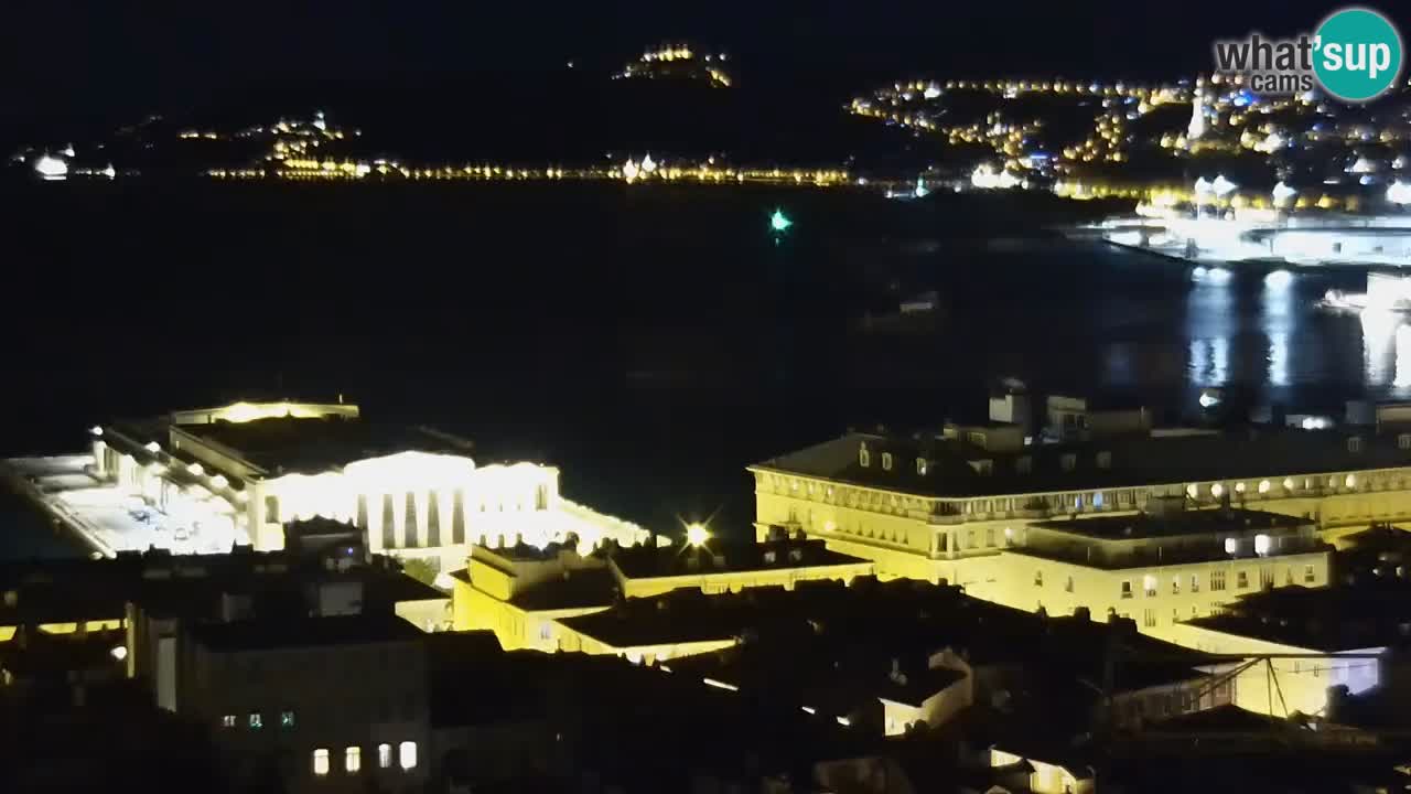 Webcam Trieste – Vue du sanctuaire Monte Grisa