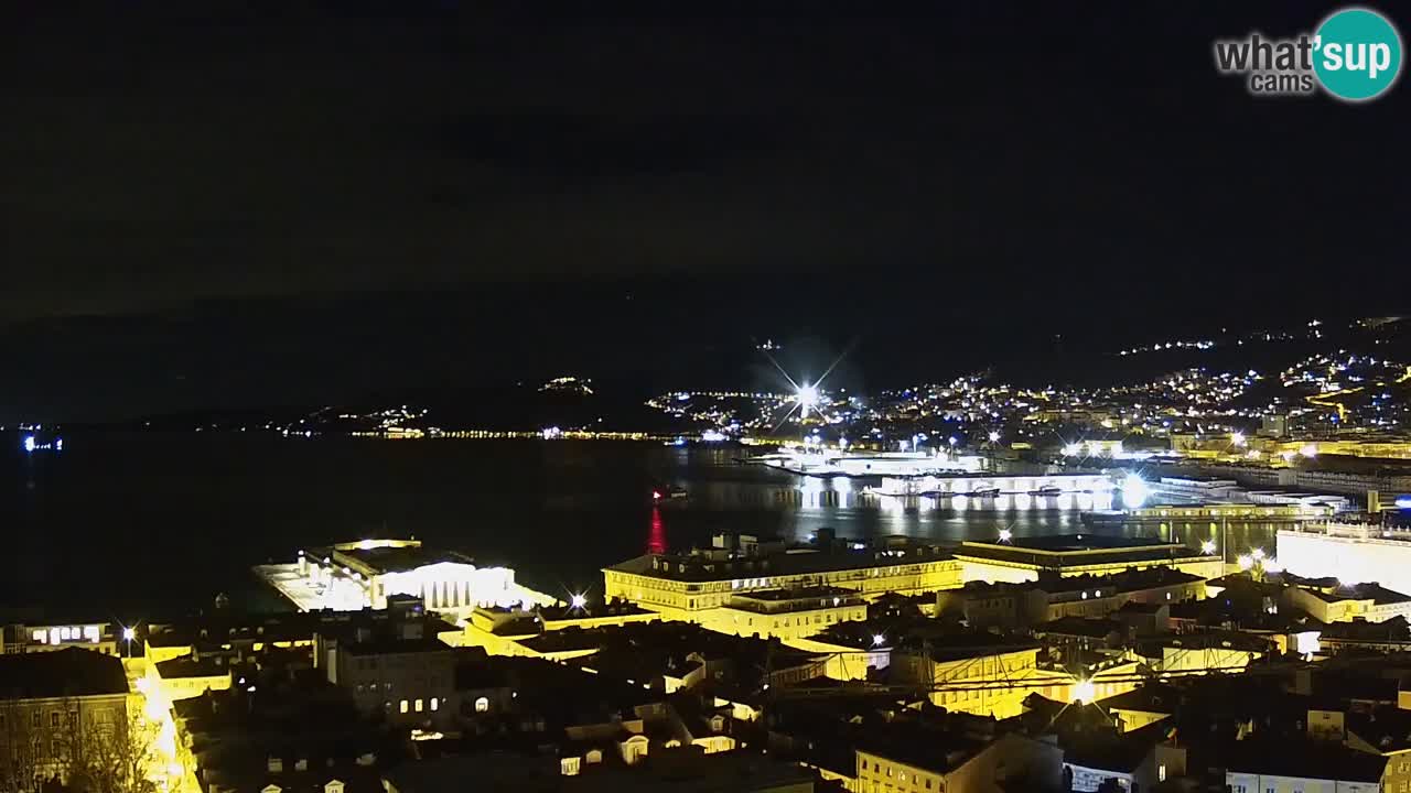 Webcam Trieste –  Vista desde el santuario Monte Grisa