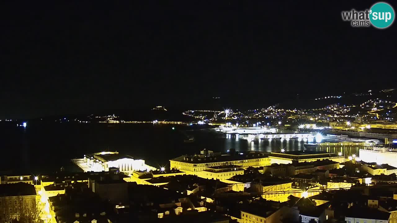 Webcam Trieste –  Vista desde el santuario Monte Grisa