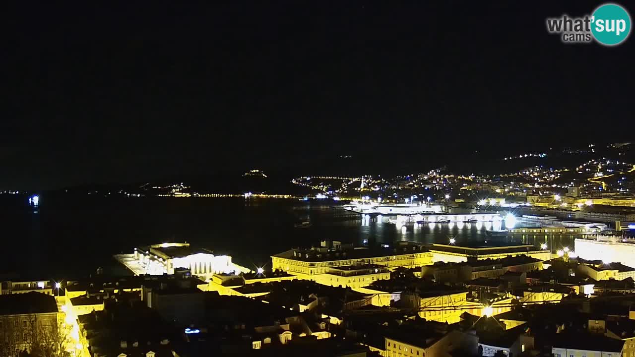 Webcam Trieste –  Vista desde el santuario Monte Grisa