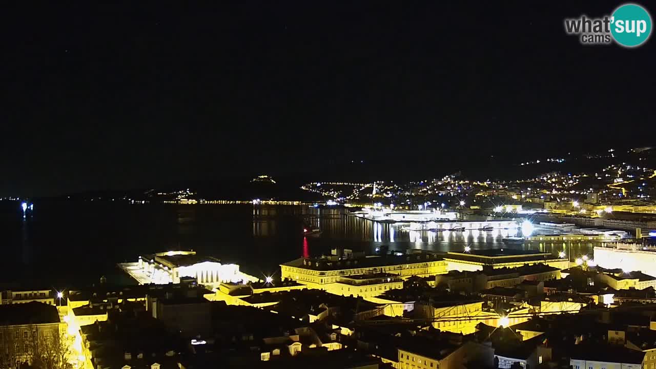 Webcam Trieste –  Vista desde el santuario Monte Grisa