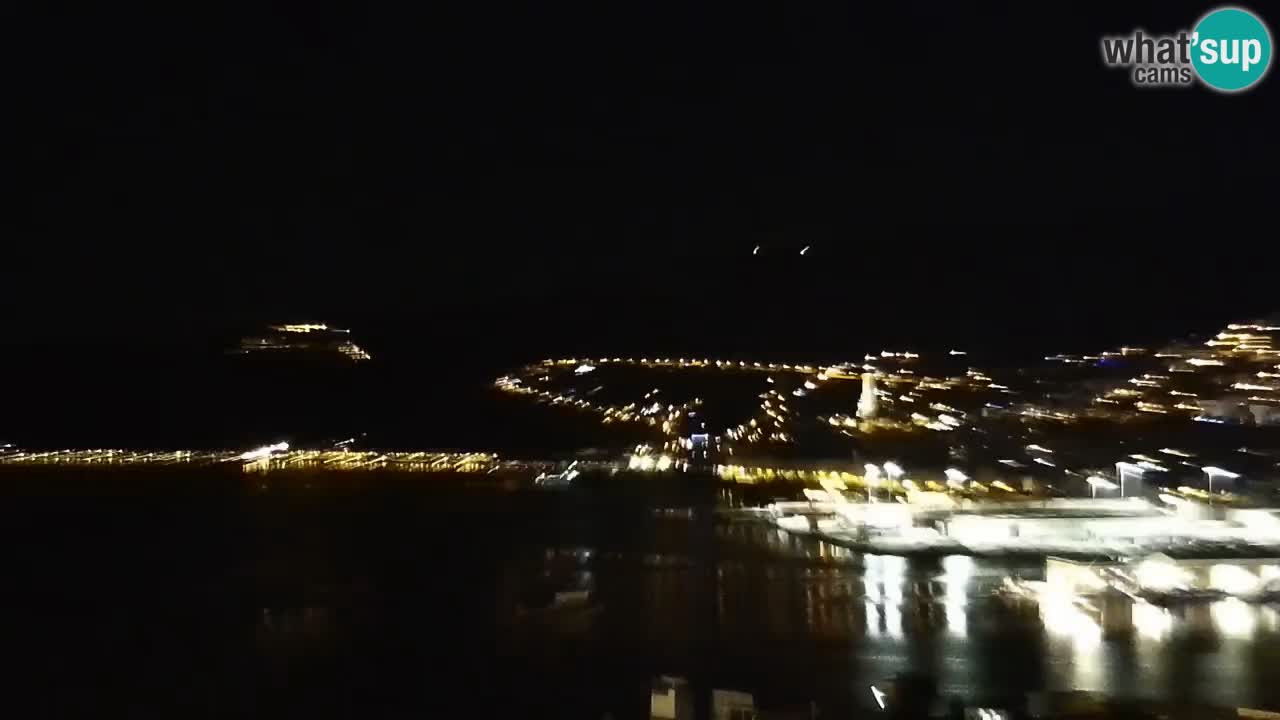 Live webcam Trieste – Panorama della città, del Golfo, stazione marittima e del castello di Miramare