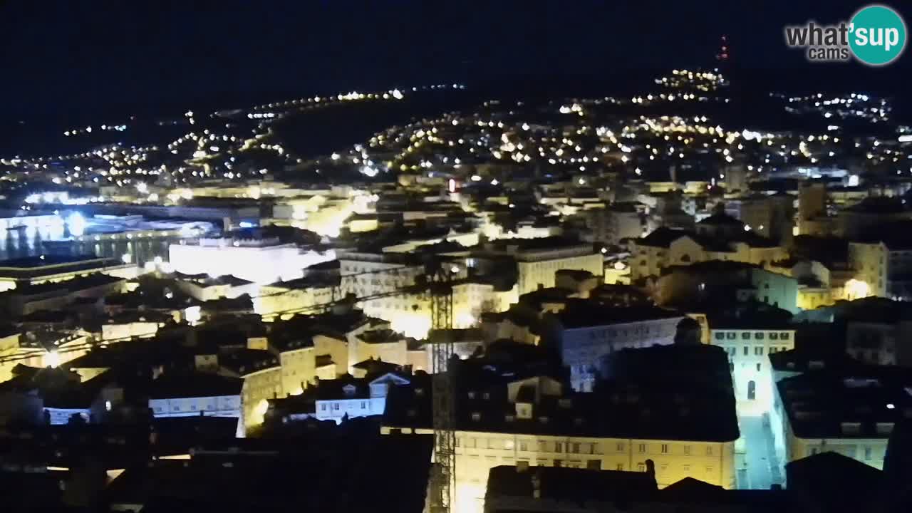 Webcam Trieste –  Vista desde el santuario Monte Grisa