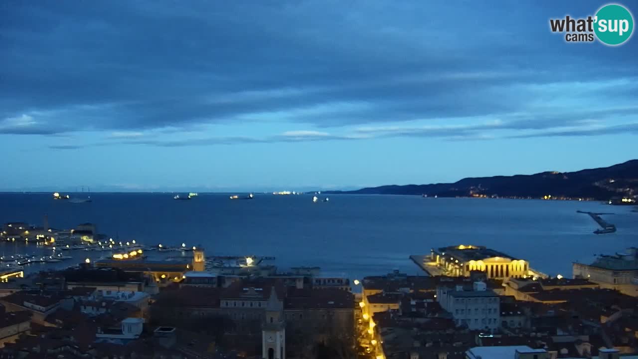 Webcam Trieste – Vue du sanctuaire Monte Grisa