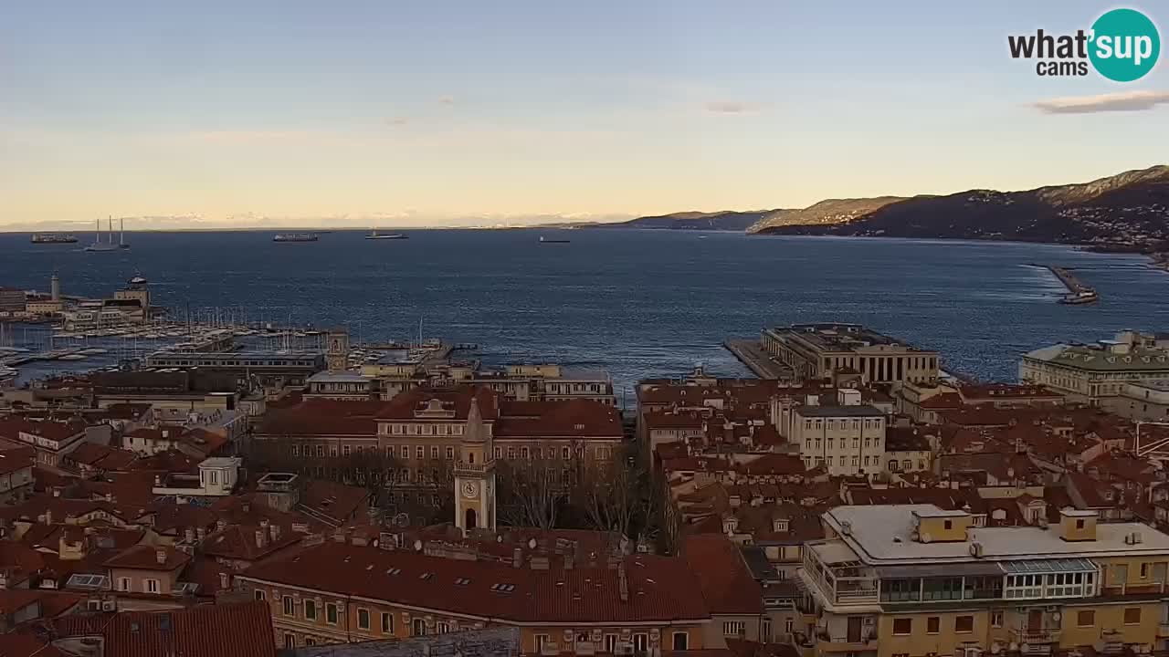 Webcam Trieste – Vue du sanctuaire Monte Grisa