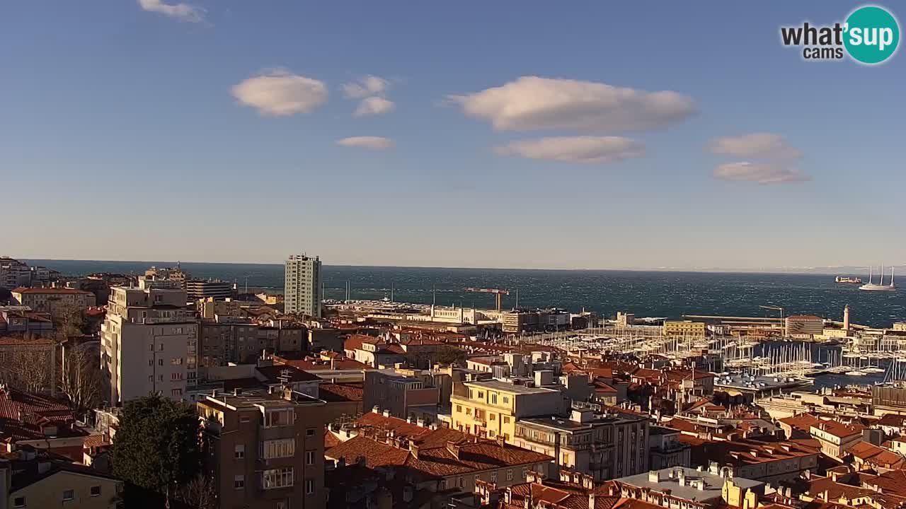 Webcam Trieste – Vue du sanctuaire Monte Grisa