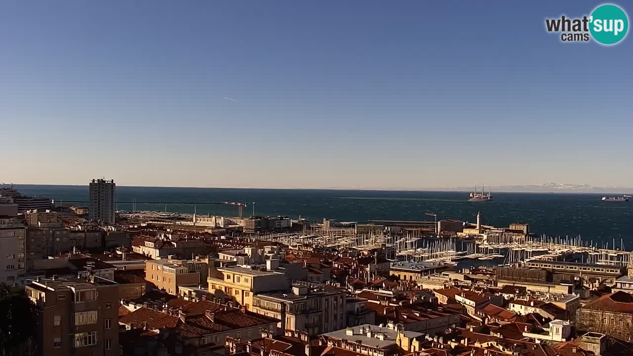 Webcam Trieste – Panorama dal Santuario Monte Grisa