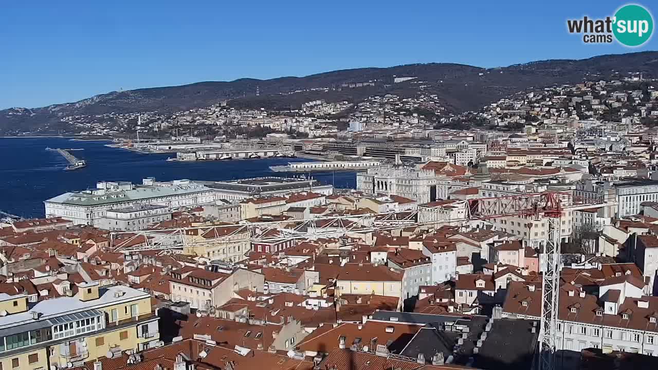 Webcam Trieste – Panorama dal Santuario Monte Grisa