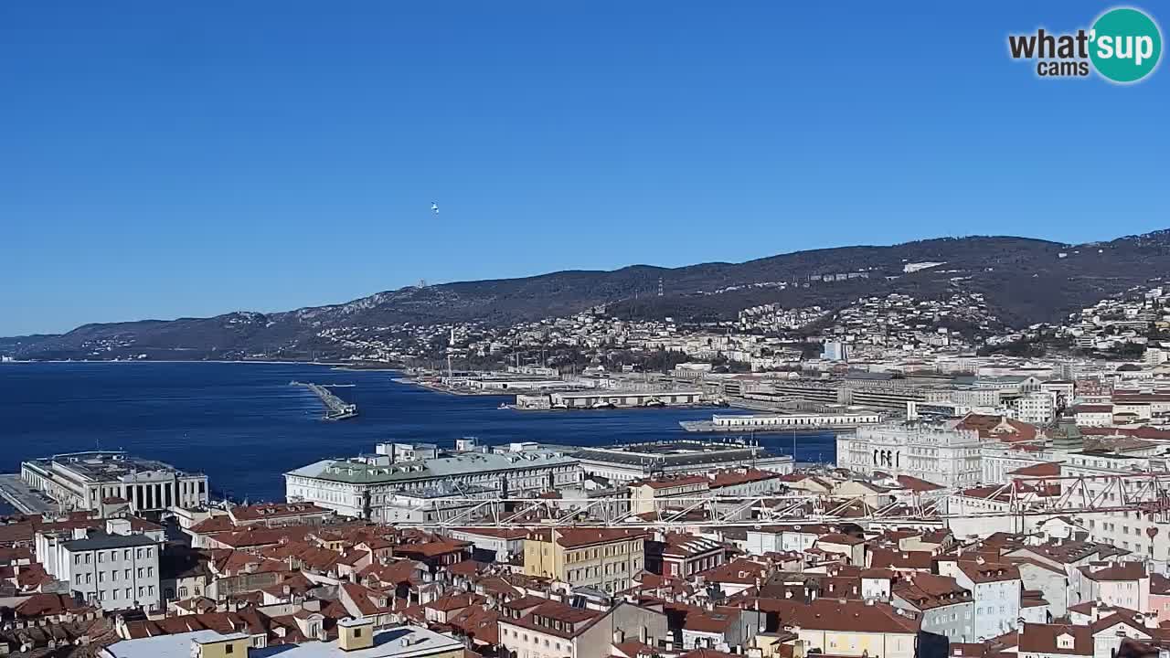 Webcam Trieste – Vue du sanctuaire Monte Grisa