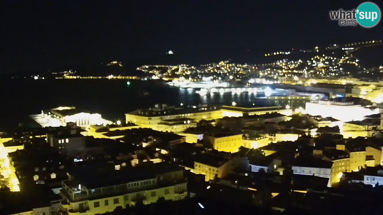 Webcam Trieste –  Vista desde el santuario Monte Grisa