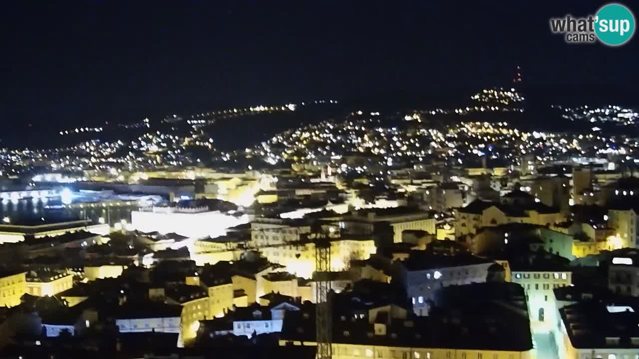 Webcam Trieste –  Vista desde el santuario Monte Grisa