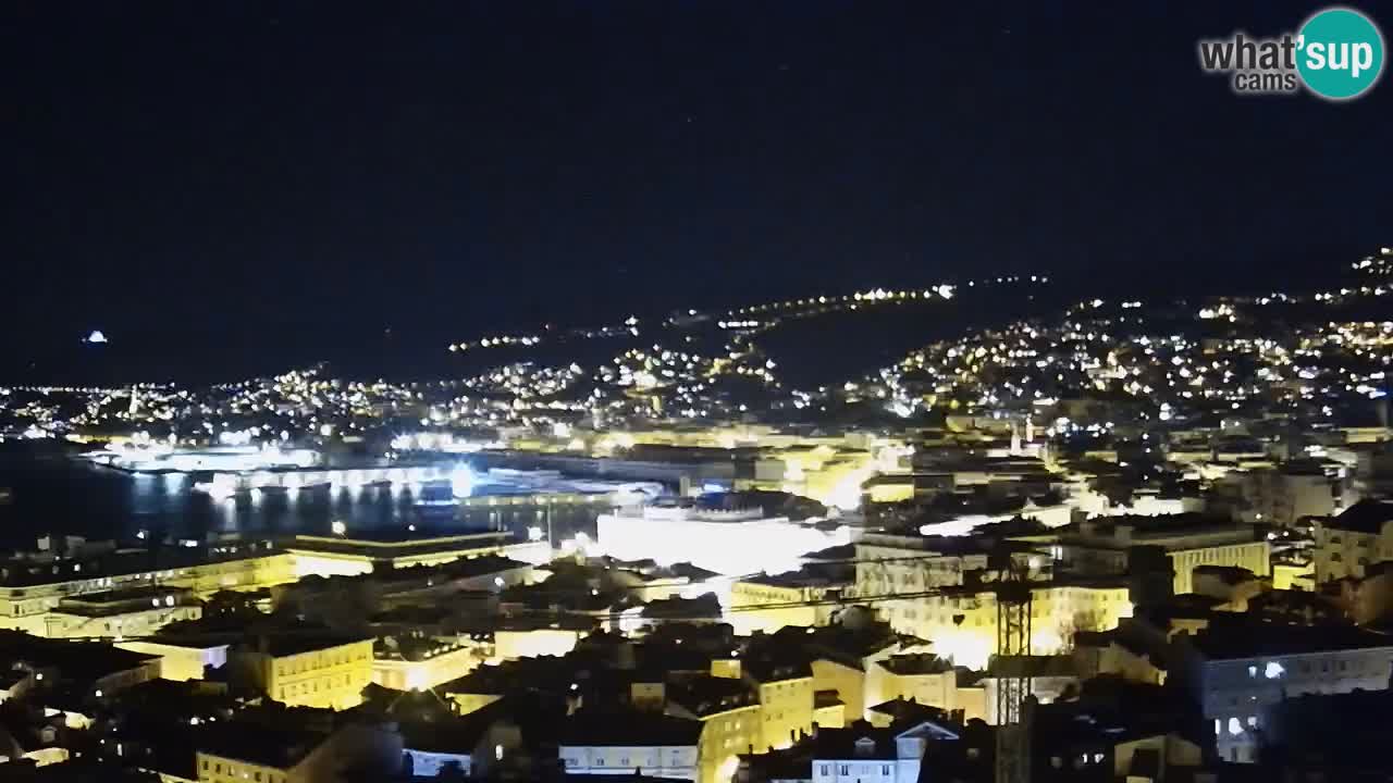 Webcam Trieste –  Vista desde el santuario Monte Grisa