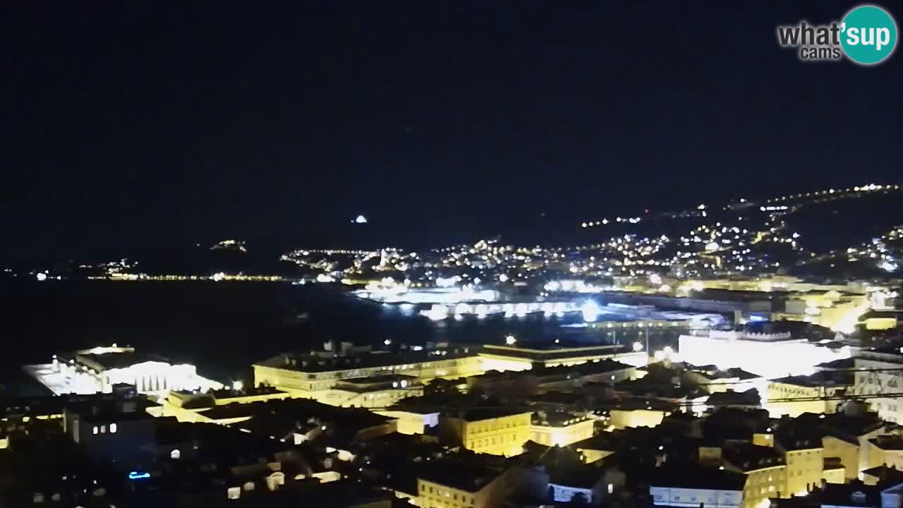 Webcam Trieste – Vue du sanctuaire Monte Grisa