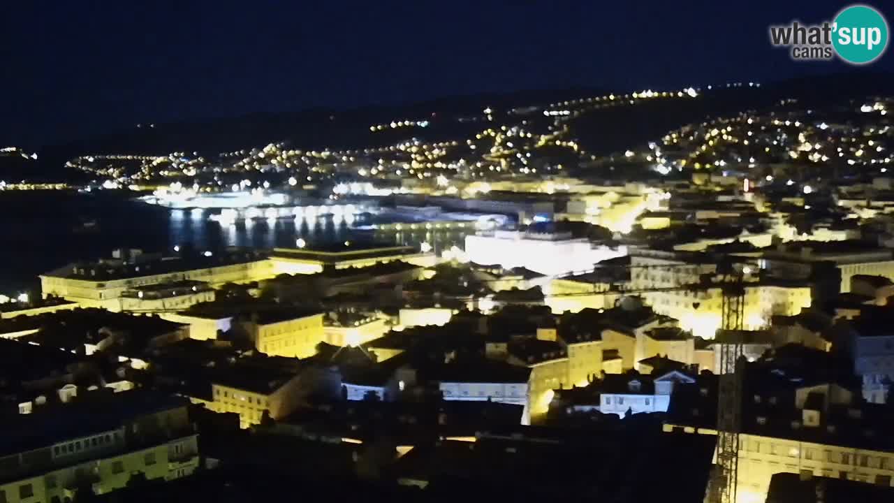 Webcam Trieste –  Vista desde el santuario Monte Grisa