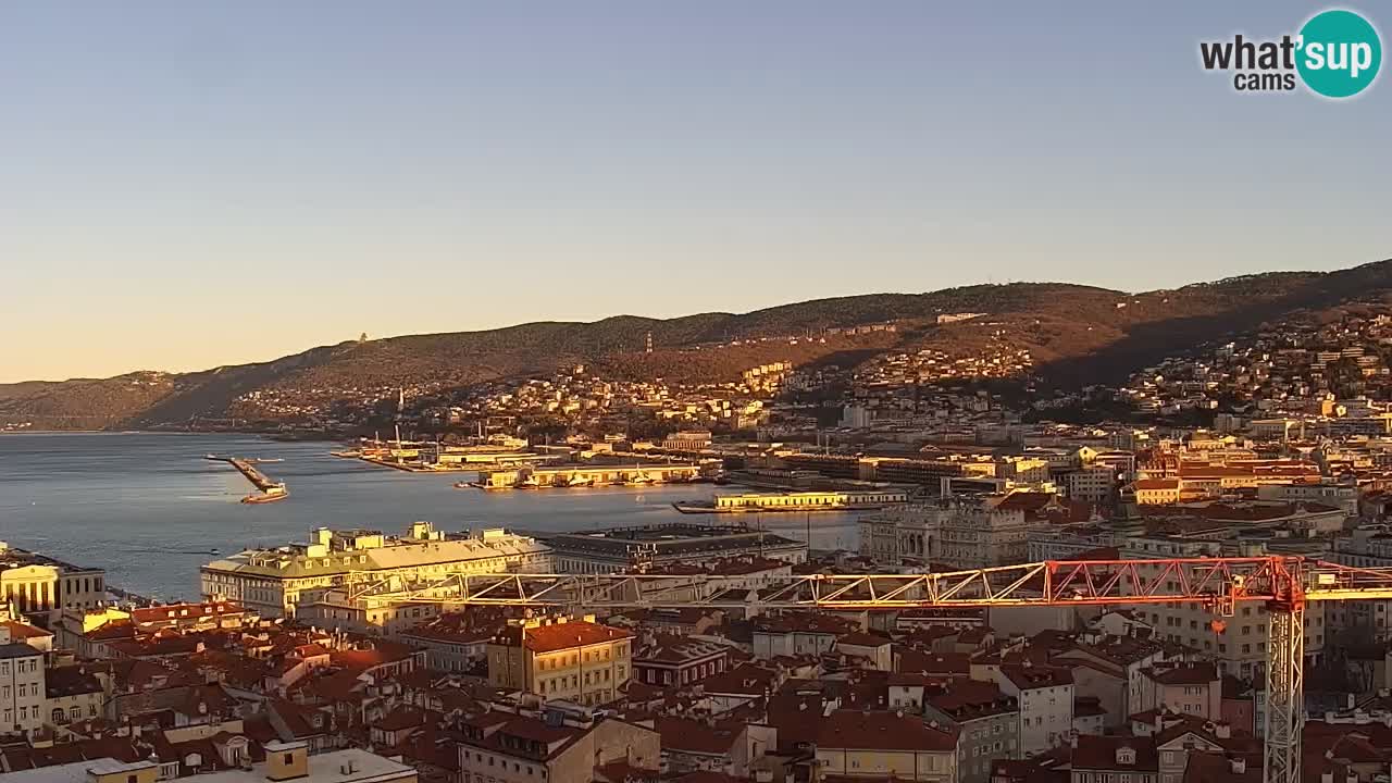 Webcam Trieste – Vue du sanctuaire Monte Grisa