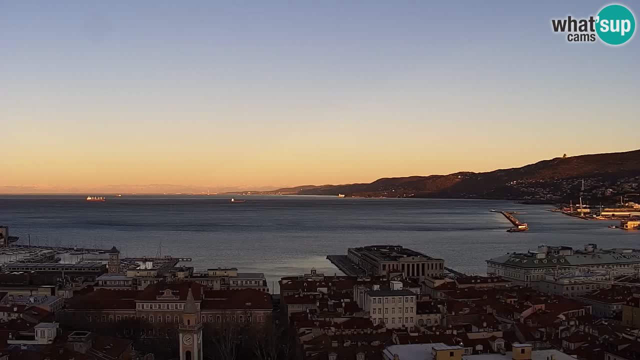 Webcam Trieste – Vue du sanctuaire Monte Grisa