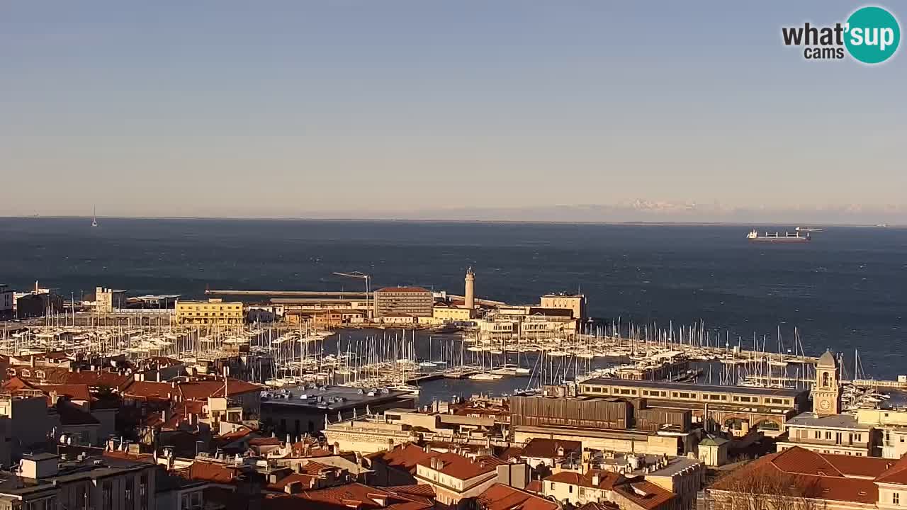 Webcam Trieste – Vue du sanctuaire Monte Grisa