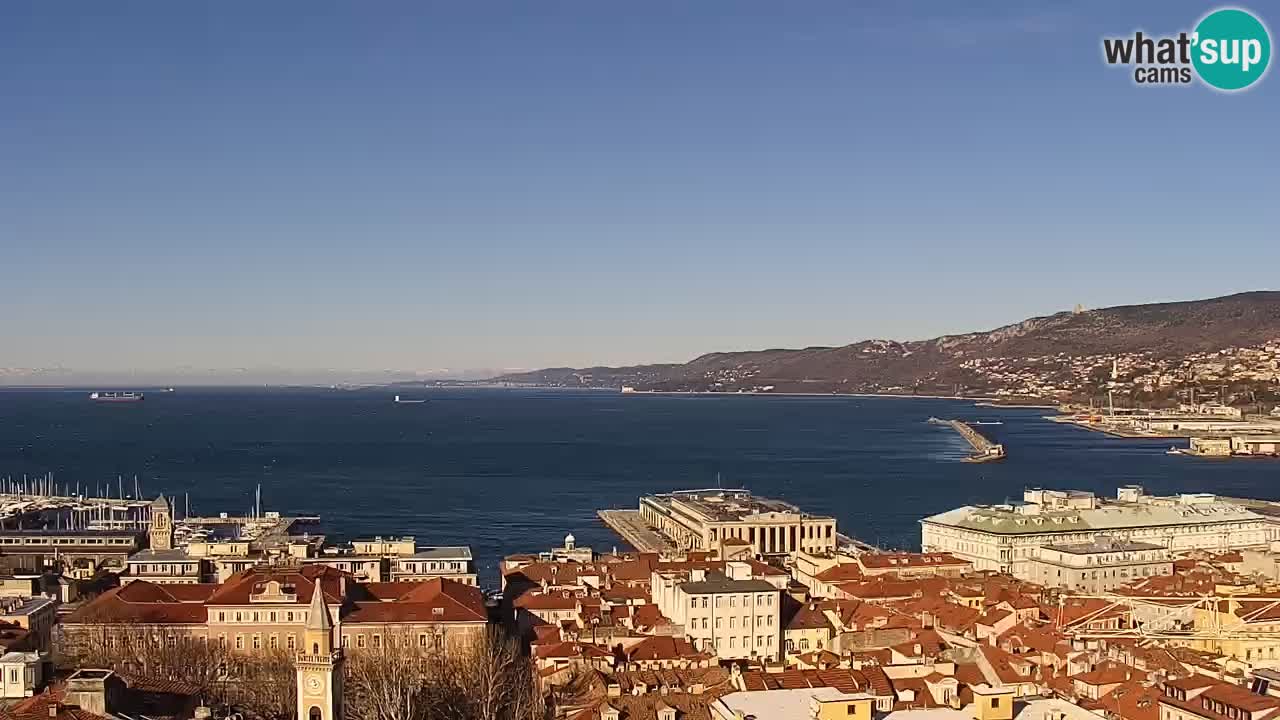 Webcam Trieste – Vue du sanctuaire Monte Grisa