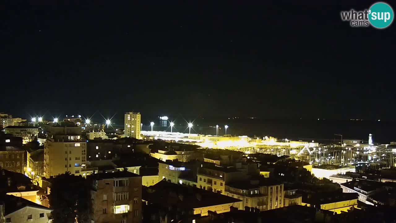 Webcam Trieste – View from sanctuary Monte Grisa