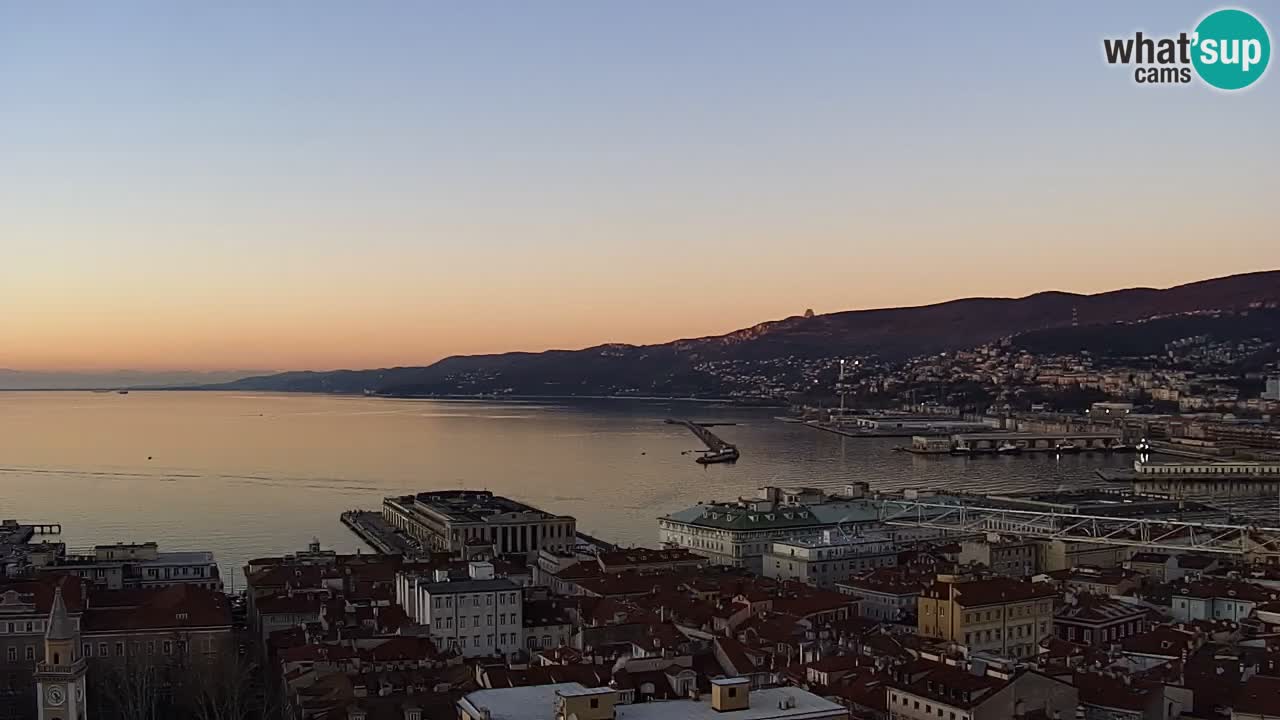 Webcam Trieste –  Vista desde el santuario Monte Grisa