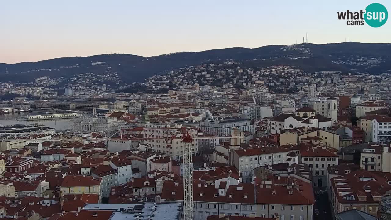 Webcam Triest – Blick vom Heiligtum Monte Grisa