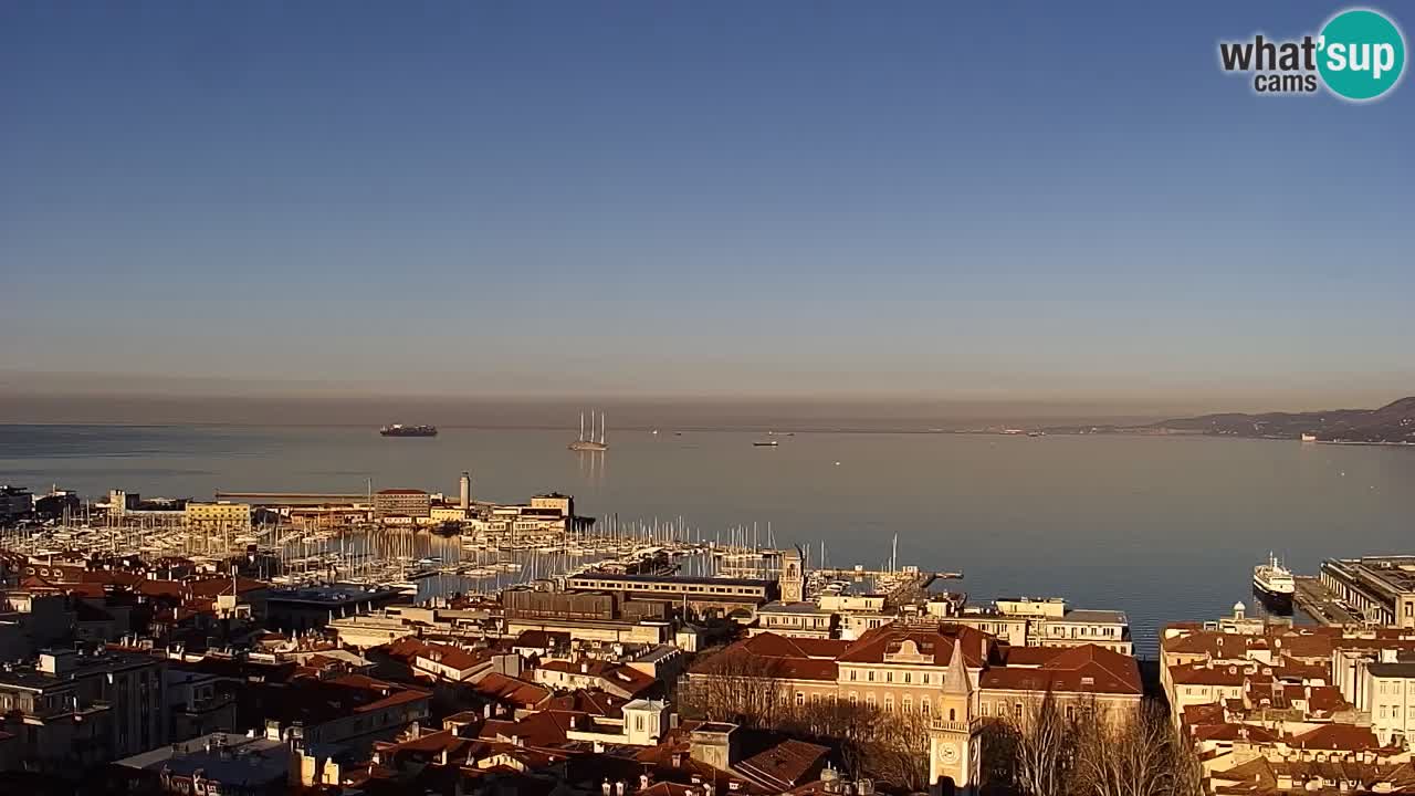 Webcam Trieste – Vue du sanctuaire Monte Grisa