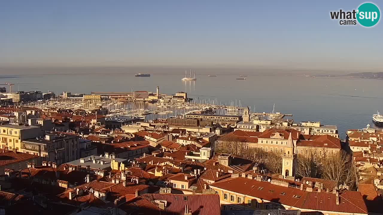 Webcam Trieste – Vue du sanctuaire Monte Grisa