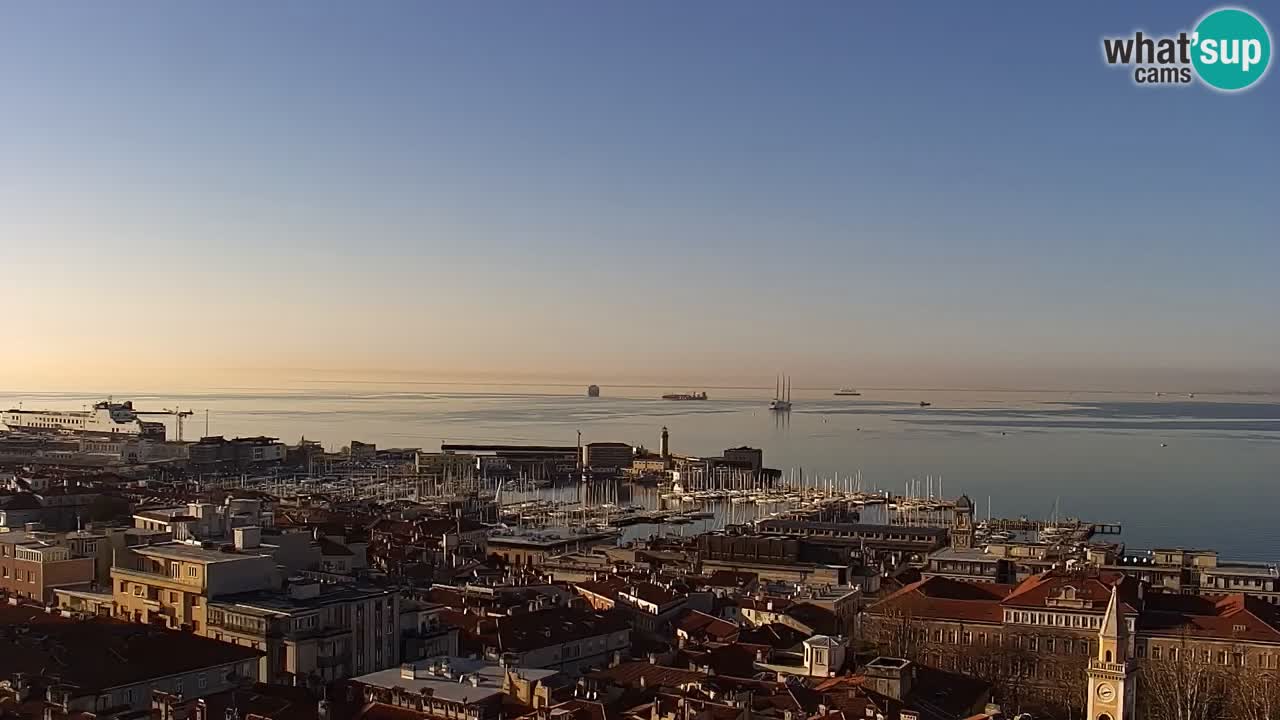 Webcam Trieste – Vue du sanctuaire Monte Grisa