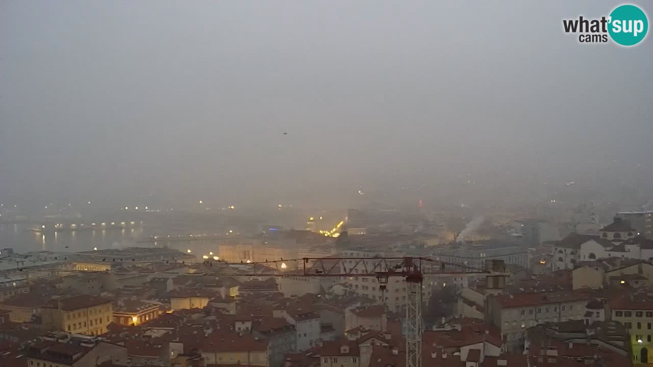 Live webcam Trieste – Panorama della città, del Golfo, stazione marittima e del castello di Miramare