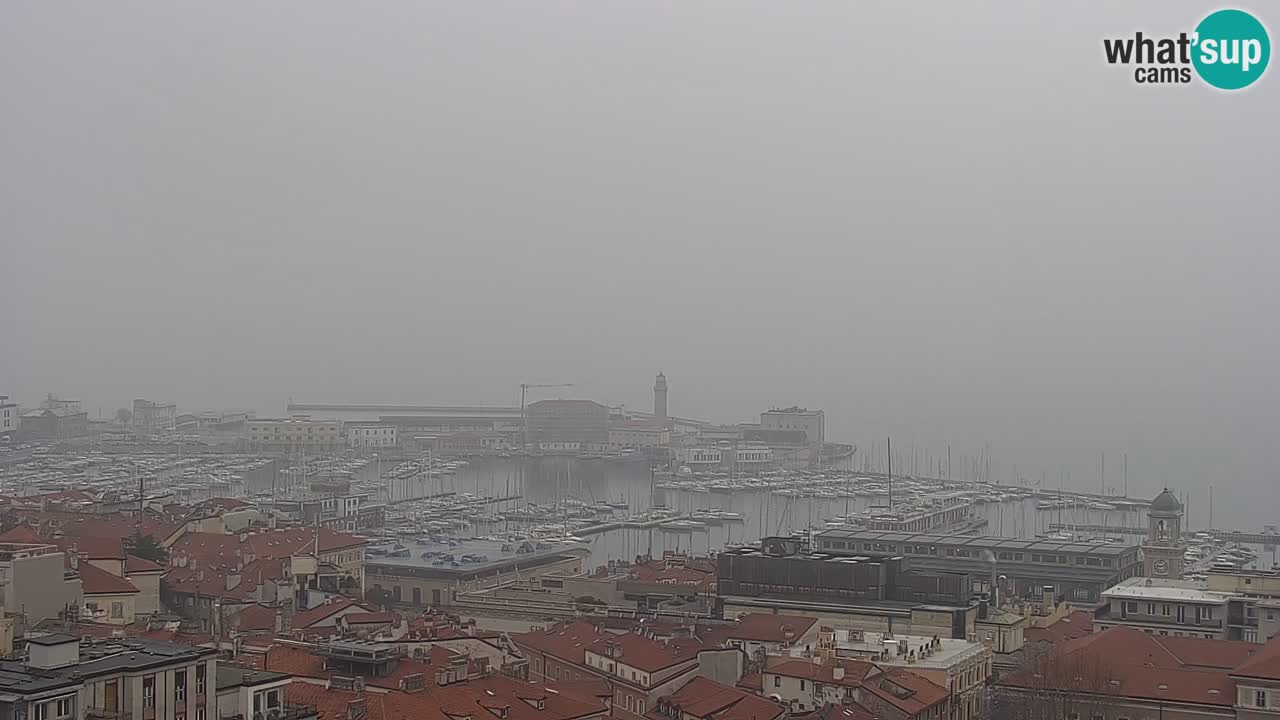 Webcam Trieste –  Vista desde el santuario Monte Grisa