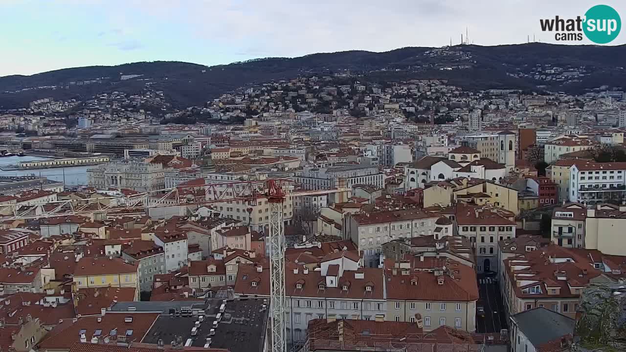 Webcam Triest – Blick vom Heiligtum Monte Grisa