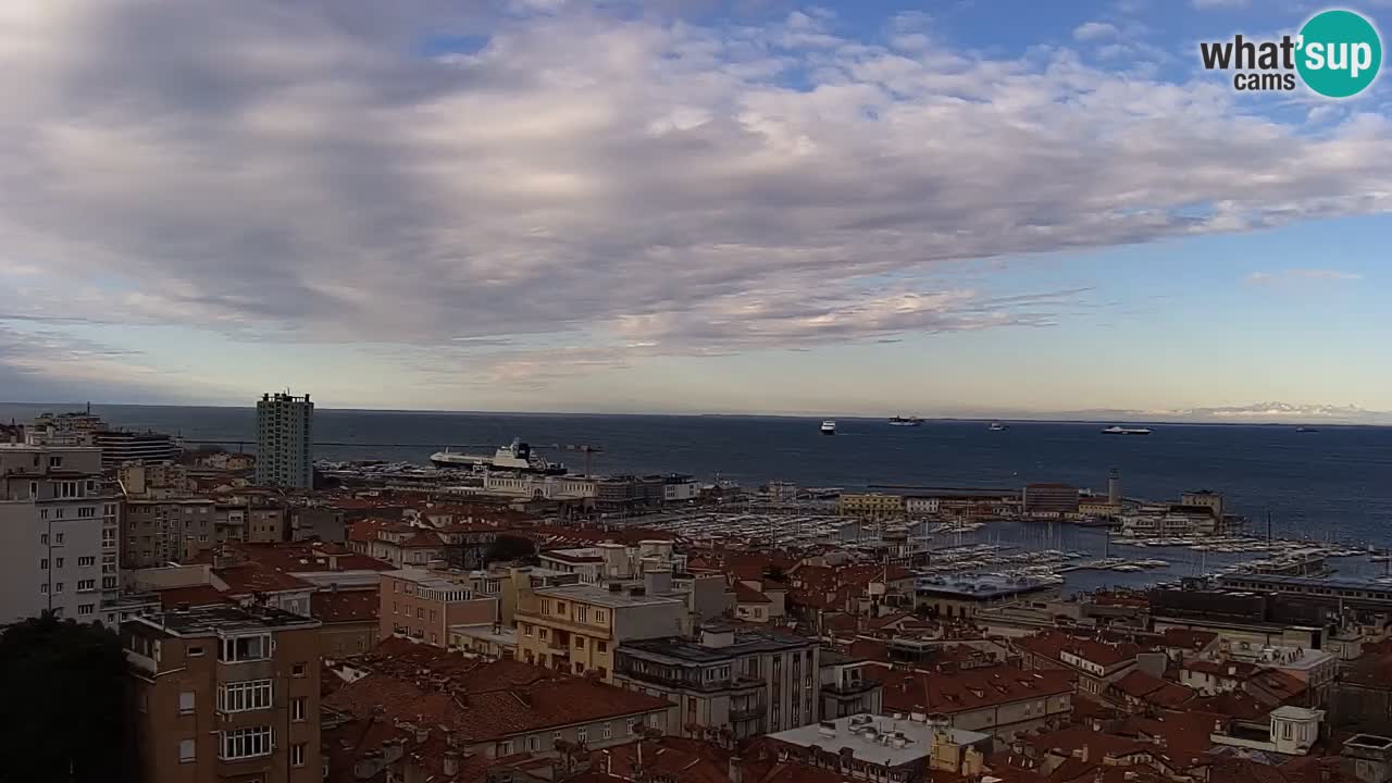 Webcam Trieste – Vue du sanctuaire Monte Grisa