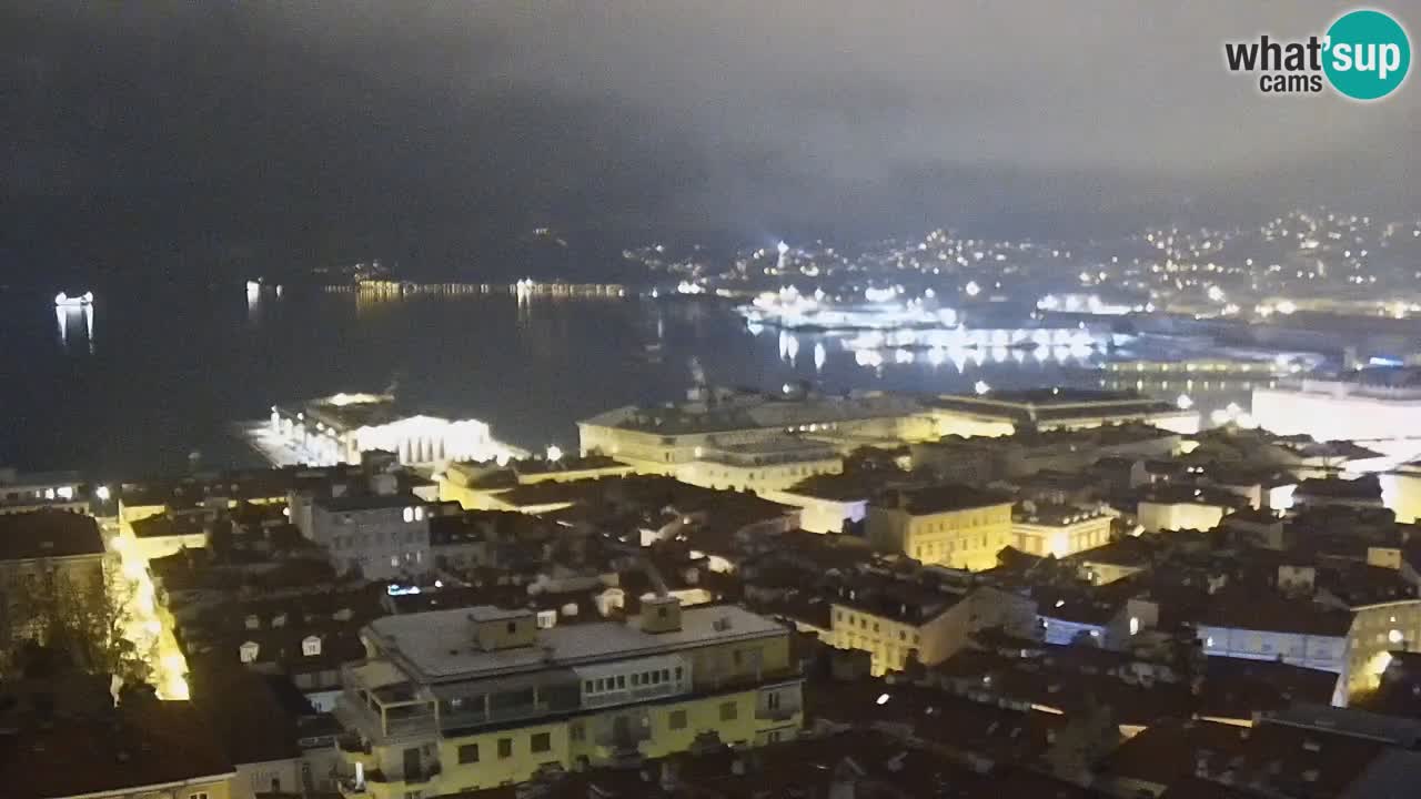 Webcam Trieste – Vue du sanctuaire Monte Grisa