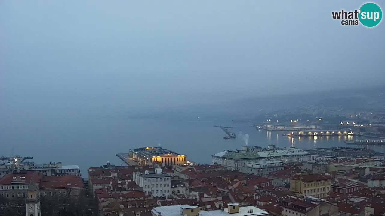 Webcam Trieste – Vue du sanctuaire Monte Grisa