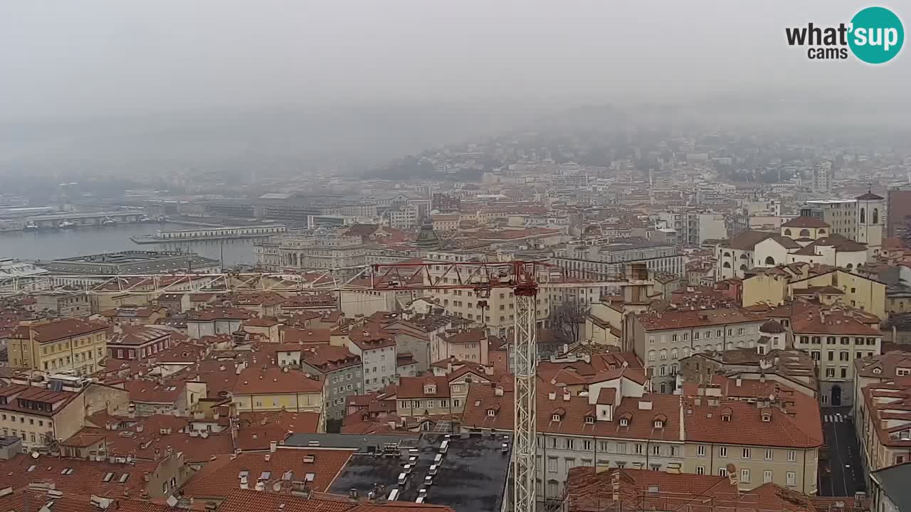 Webcam Trieste – Vue du sanctuaire Monte Grisa