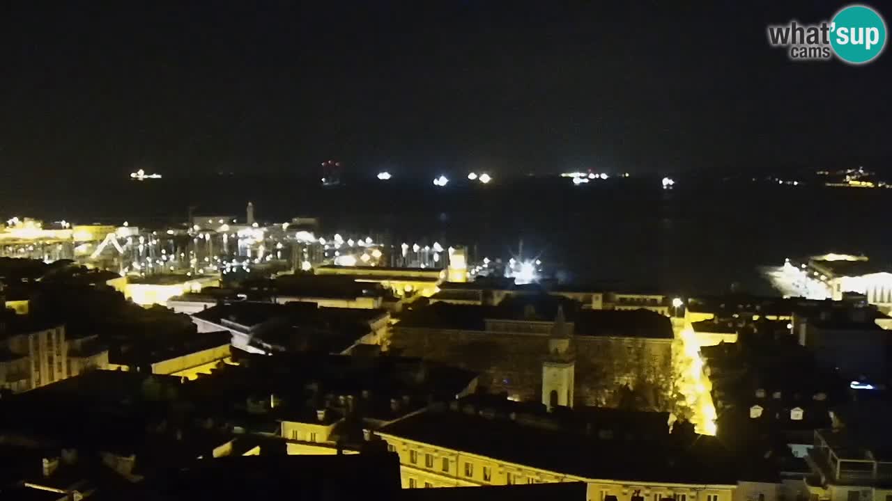 Webcam Trieste –  Vista desde el santuario Monte Grisa