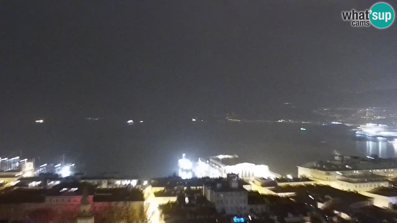 Webcam Trieste –  Vista desde el santuario Monte Grisa