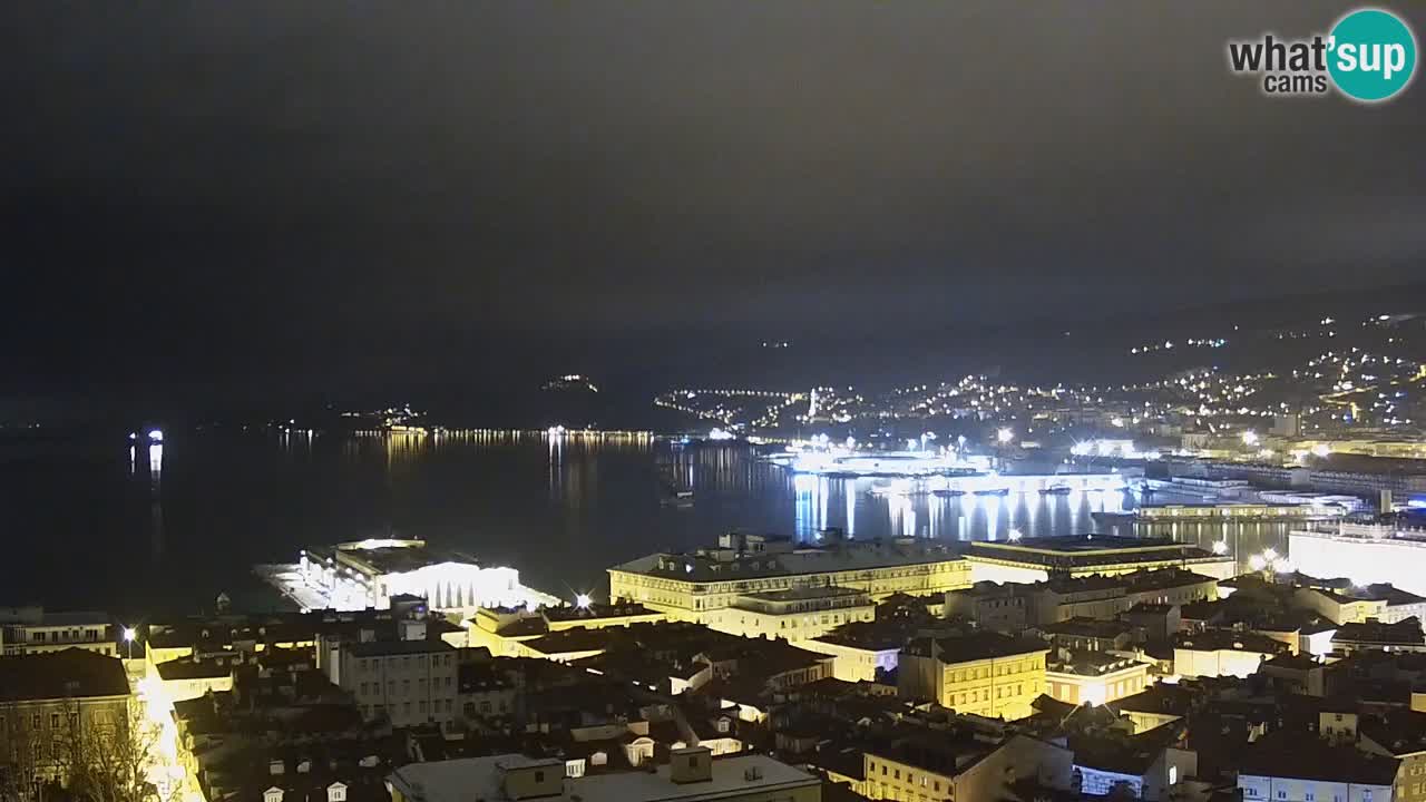 Webcam Trieste –  Vista desde el santuario Monte Grisa