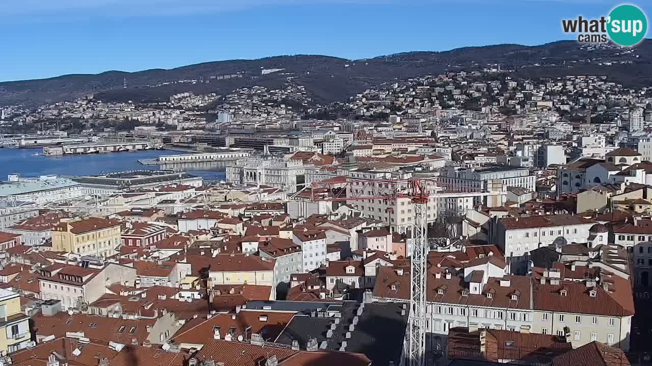 Webcam Trieste – Vue du sanctuaire Monte Grisa