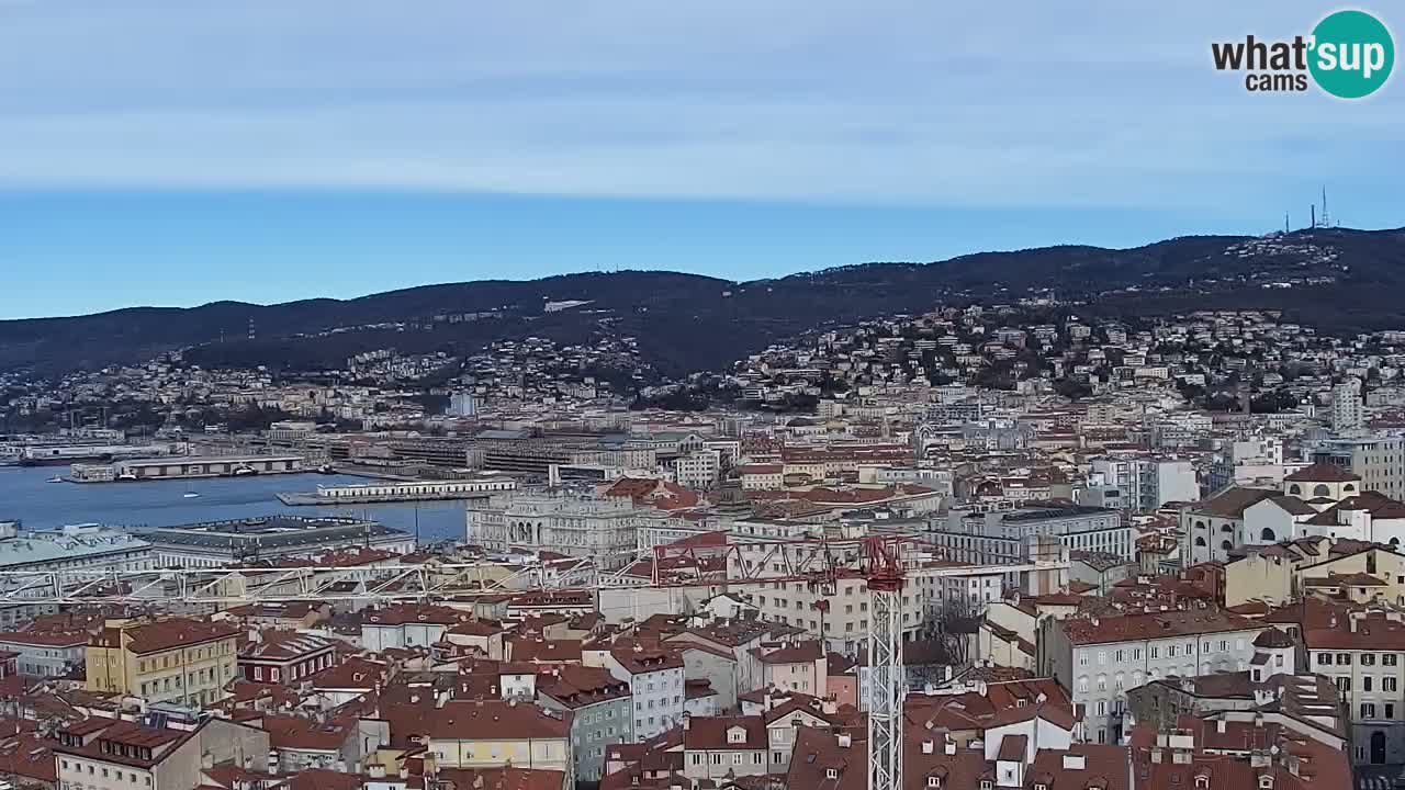 Webcam Trieste – Vue du sanctuaire Monte Grisa