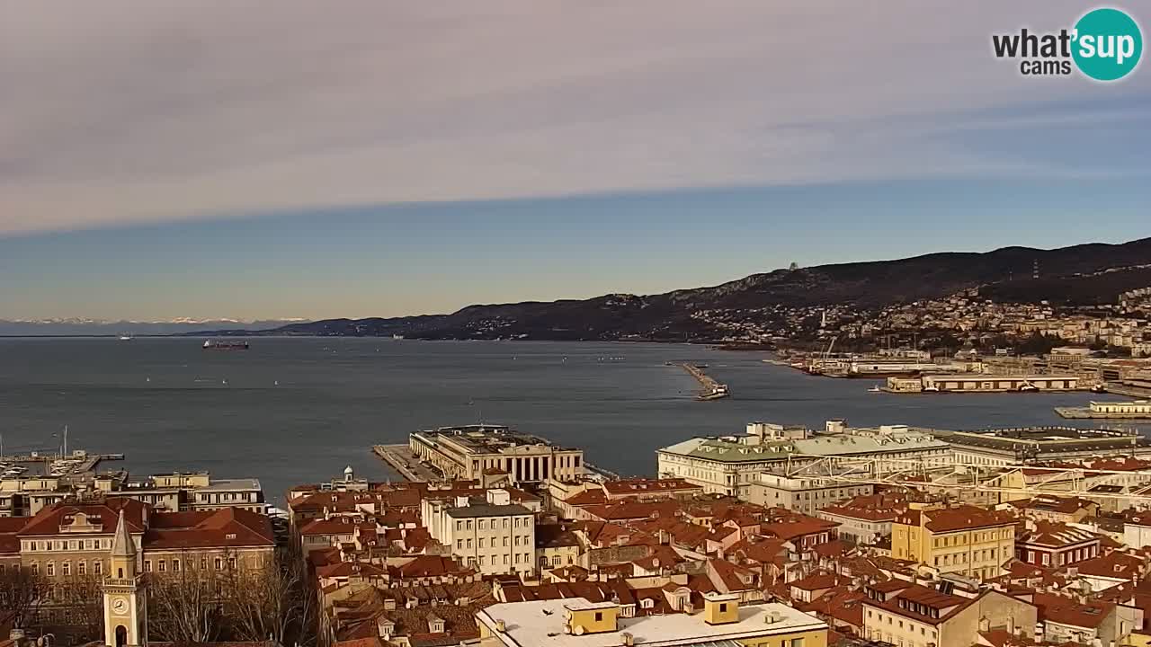 Webcam Trieste – Vue du sanctuaire Monte Grisa